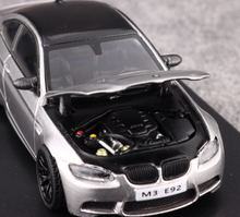 Load image into Gallery viewer, MA 1:64 Silver M3 E92 Coupe Sports Model Diecast Metal Car New Collection