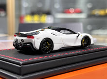 Load image into Gallery viewer, U2 1:64 White SF90 Stradale Coupe Hard Top Sports Model Diecast Resin Car New Collection