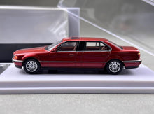 Load image into Gallery viewer, DCM 1:64 Red 1998-01 E38 L7 728il Luxury Sedan Model Diecast Metal Car New Collection