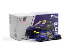 Load image into Gallery viewer, Poprace 1:64 JDM Blue Civic EG6 Hatchback Sports Model Diecast Metal Car New Collection
