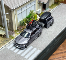 Load image into Gallery viewer, Mortal 1:64 Grey ALTEZZA GITA AS300 Wagon Trailer Model Diecast Metal Car New Collection