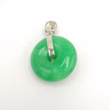 Load image into Gallery viewer, Nature Jade Round Pendant Necklace Gift Jewelry charm Blessing Lucky Fortune s