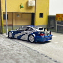 Load image into Gallery viewer, DCM 1:64 Blue M3 E46 GTR Coupe Fast Sports Model Diecast Metal Car Box New
