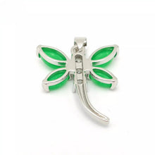 Load image into Gallery viewer, Nature Jade Draganfly Pendant Necklace Gift For Woman Jewelry charm Blessing F
