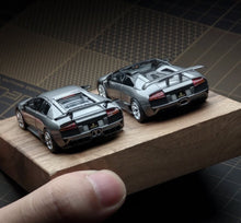 Load image into Gallery viewer, PK 1:64 Grey Murcielago LP640 Coupe Sports Open Model Diecast Metal Car New Collection