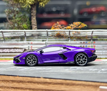 Load image into Gallery viewer, LCD 1:64 Purple Reveulto Racing Sports Model Diecast Metal Car New Collection