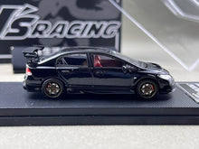 Load image into Gallery viewer, MT 1:64 Black Civic Type R FD2 JS Racing Sports Model Diecast Metal Car New Collection