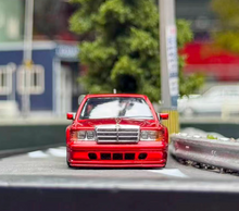 Load image into Gallery viewer, HKM 1:64 Red 190E W201 2.5-16 Evo II Sedan Sports Model Diecast Metal Car New Collection