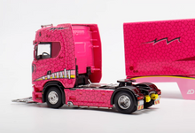 Load image into Gallery viewer, 1:64 Pink Scania S730 Enclosed Double Deck Truck Model Diecast Metal Car BN