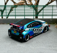 Load image into Gallery viewer, Fuji 1:64 Blue JDM GR Yaris Pandem Hatchback Sport Model Diecast Metal Car New Collection