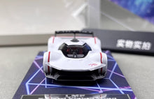 Load image into Gallery viewer, LMF 1:64 White VGT Concept Racing Sports Model Diecast Metal Car New Collection