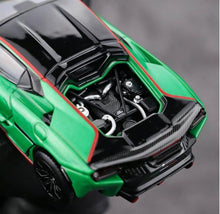 Load image into Gallery viewer, TH 1:64 Green Temerario Sports Model Diecast Metal Car New Collection