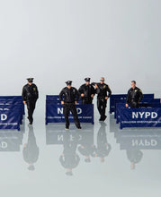 Load image into Gallery viewer, 1:64 Painted Figure Model Miniature Resin Diorama Toy Sand Policeman Police Set