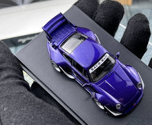 Load image into Gallery viewer, MC 1:64 Purple RWB 993 High Wing Figure Sports Model Diecast Metal Car New Collection