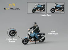 Load image into Gallery viewer, CM 1:64 Blue R nineT Man Figure Sports Model Diecast Metal Motorcycle New