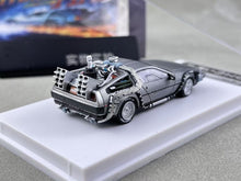 Load image into Gallery viewer, MJ 1:64 Silver DMC-12 Movie Sports Model Diecast Metal Car New Collection