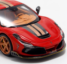 Load image into Gallery viewer, DCM 1:64 Red F8 Keyvany Racing Sports Model Diecast Metal Car New Collection