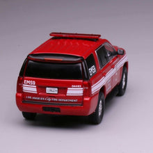 Load image into Gallery viewer, 1:64 596 Red Tahoe LAFD LA Fire SUV Police Sports Model Diecast Metal Car New Collection
