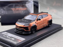 Load image into Gallery viewer, Flame 1:64 Orange URUS LB Widebody Sports Model Diecast Metal Car New Collection