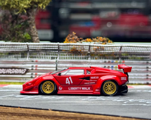 Load image into Gallery viewer, Minigt 1:64 Red Countach LBWK #41 Racing Sports Model Diecast Metal Car New Collection