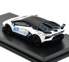 Load image into Gallery viewer, 1:64 White Aventador SVJ LP770-4 Sports Model Diecast Metal Car New Collection