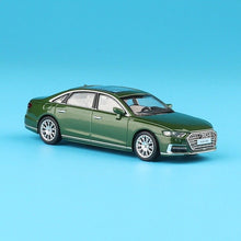 Load image into Gallery viewer, JKM 1:64 Green 2021 A8L Luxury Sedan Sports Model Diecast Metal Car New