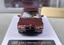 Load image into Gallery viewer, DCM 1:64 Red 1998-01 E38 L7 728il Luxury Sedan Model Diecast Metal Car New Collection
