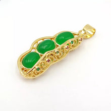 Load image into Gallery viewer, Nature Jade Lucky Beans Pendant Necklace Gift For Woman Jewelry charm Blessing F