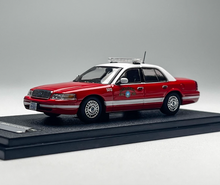 Load image into Gallery viewer, Rollin 1:64 Red Alexandria Fire EMS CROWN VICTORIA Model Diecast Metal Car New Collection