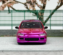 Load image into Gallery viewer, SW 1:64 JDM Purple EG6 Civic SIR Hatchback Sport Model Diecast Metal Car New Collection