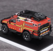 Load image into Gallery viewer, MK 1:64 Red H2 Animal Rescue Vehicle ORV Model Diecast Metal Car New Collection