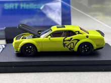 Load image into Gallery viewer, SH 1:64 Green Challenger SRT Muscle Hellcat Sports Model Diecast Metal Car BN