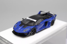 Load image into Gallery viewer, ScaleMini 1:64 Blue Aventador LP700-4 LBWK EVO GT Model Diecast Resin Car