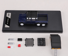 Load image into Gallery viewer, Shadow 1:64 Blue Defender 6x6 Pickup Truck Camper Model Diecast Metal Car New Collection
