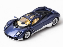 Load image into Gallery viewer, CCA 1:64 Navy Blue Silver Utopia Racing Sports Model Diecast Metal Car New Collection