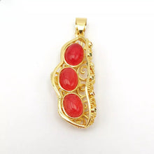 Load image into Gallery viewer, Nature Jade Lucky Beans Pendant Necklace Gift For Woman Jewelry charm Blessing G
