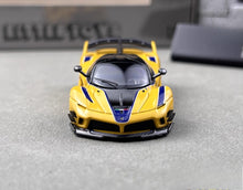 Load image into Gallery viewer, LT 1:64 Yellow FXX-K EVO Racing Sports Model Diecast Metal Car New Collection