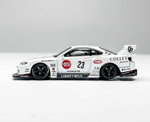 Load image into Gallery viewer, Minigt 1:64 White JDM Silvia S15 LB Super Sports Model Diecast Metal Car New Collection