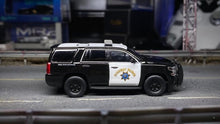 Load image into Gallery viewer, 1:64 596 Black CHP California Highway Police Tahoe Model Diecast Metal Car New Collection