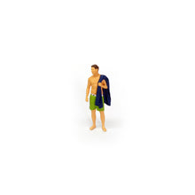 Load image into Gallery viewer, 1:64 Painted Figure Mini Model Miniature Resin Diorama Toy Beach Surfing Couple