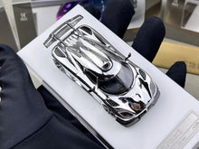 Load image into Gallery viewer, HKM 1:64 Electroplated Silver One 1 Racing Sports Model Diecast Metal Car New Collection