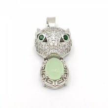 Load image into Gallery viewer, Nature Jade Leopard Pendant Necklace Gift For Woman Jewelry charm Blessing e