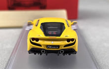 Load image into Gallery viewer, XF 1:64 Yellow F8 Tributo Racing Sports Diecast Model Metal CarNew