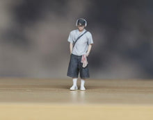 Load image into Gallery viewer, 1:64 Painted Figure Model Miniature Resin Diorama Sand Headset Pocket Boy Man