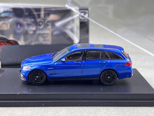 Load image into Gallery viewer, DCM 1:64 Blue C63S AMG S205 Wagon Touring Sports Model Diecast Metal Car New Collection