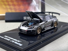 Load image into Gallery viewer, MH 1:64 Gray Carbon S2000 Widebody Racing Sports Model Diecast Metal Car New Collection