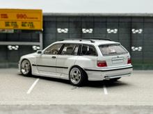 Load image into Gallery viewer, Mortal 1:64 White M3 E36 Wagon VIP Widebody Sports Model Diecast Metal Car New Collection