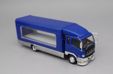 Load image into Gallery viewer, GCD 1:64 Blue Fuso FK Fighter Outriggers Raised Truck Model Diecast Metal Car