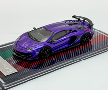 Load image into Gallery viewer, U2 1:64 Purple Novitec Aventador SVJ LP770 Sports Model Diecast Resin Car New Collection