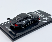 Load image into Gallery viewer, Tarmac 1:64 Black 911 997 Old New Racing Sports Model Diecast Metal Car New Collection
